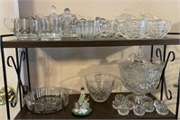 Assorted Glass & Crystal