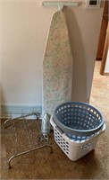 Rowenta Iron, Ironing Board, Laundry Baskets +