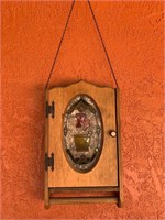 Reproduction Wood Hanging Medicine Cabinet