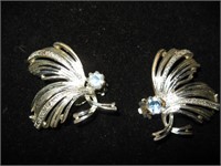 Vtg Emmons Clip Earrings