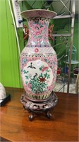 Oriental Vase on Stand