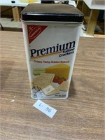 Metal Nabisco Premium Cracker Tin