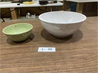 2 Melmac Plastic Bowls