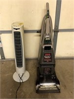 Hoover Steamvac and Tower Fan