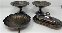 Silver plated Serving  Pieces with Compotes & More