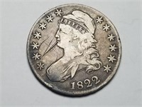 1822 Capped Bust Half Dollar