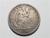1843 Seated Liberty Half Dollar