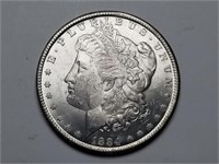 1884 CC Morgan Silver Dollar Uncirculated