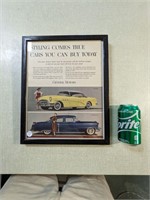 1954 General Motors Framed Ad