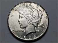 1928 S Peace Dollar Uncirculated