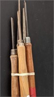 Set of Vintage Wood Lathe Tools