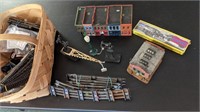 Model Railroad Track and Accessories - Basket Lot