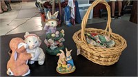 Bunnies Lot with Basket