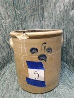 4 GALLON DECORATED CROCK