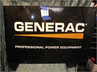 GENERAC METAL SIGN 3' X 2'