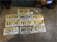 10 NEW JERSEY LICENSE PLATES