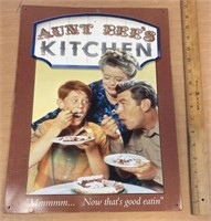 USED METAL AUNT BEE’S KITCHEN SIGN