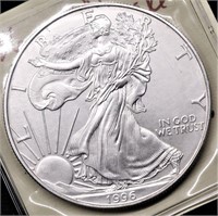 1996 SILVER EAGLE  GEM