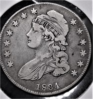 1834 BUST HALF DOLLAR VF