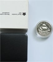 1979 PROOF CANADA SILVER DOLLAR W BOX PAPERS