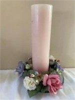 large decrotive candle
