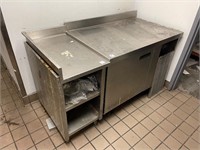 Enodis SS Ref./Freezer w/ Side Cabinet