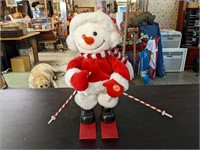 Santa Snowman Rockin' Rollers Skier