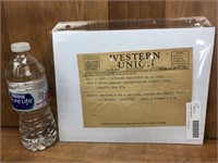 1939 Harry S Truman Western Union w COA