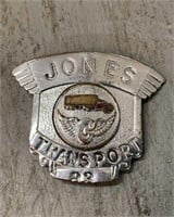 Jones Transport Badge