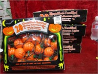 (5)Sets Pumpkin Halloween string lights.