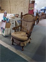 Vintage 4-Leg Spring Base Rocking Chair