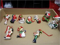 (10)Danbury Mint Betty Boop ornaments.