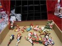 (12)Danbury Mint Betty Boop ornaments.