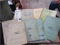 1940's Telephone directories.