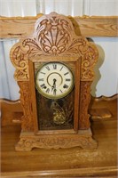 Antique Mantle Clock (has key)