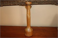 Wooden Masher or Muddler With Stamp on Bottom 14"