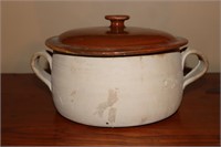 Vallauris France Terracotta Soup Pot With Lid 7