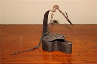Antique Metal Miner's Lamp