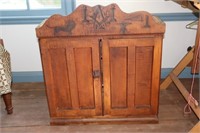 Wooden Cabinet with Masonic Markings including
