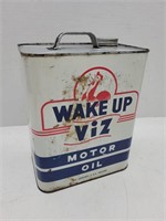 WAKE UP Viz Motor Oil Can 2 Gallon