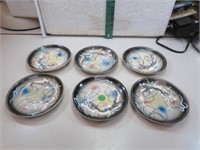 6 Vintage Dragonware Saucers 5&1/2"