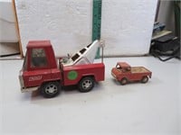 Vintage Buddy L Wrecker & Tootsie Toy Truck