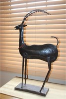 Antelope Metal Art Piece