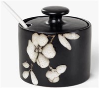 Ceramic Tableware Spoon and Salt Pot Jar
