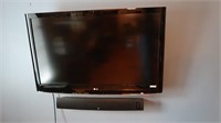 50" LG Flatscreen TV w/Sound Bar-Good Cond.