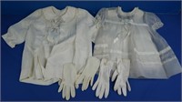 Vintage Child's Dress & Gloves