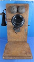 Antique Western Electric Wind-up Wall Phone
