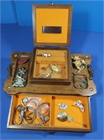 Costume Jewelry w/Jewelry Box