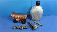 U.S.Military Canteen dated 1942, Stagecoach Bank,