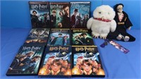 9 Harry Potter DVD's, Harry Potter Doll & Hedwig